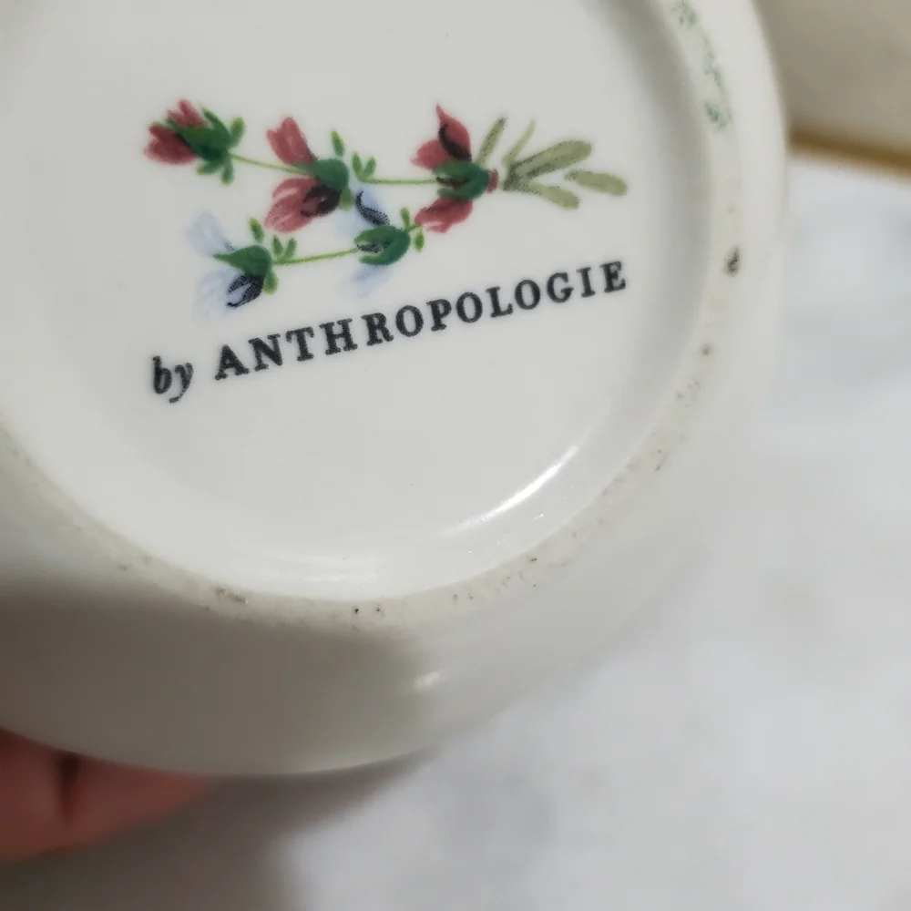Anthropologie Floral Ceramic Mug - Picture 8 of 8